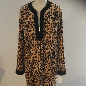 NWT Animal Print Housecoat